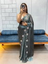 TEW Soft Space Silk Dimaond Work Sarees Wholesale In India